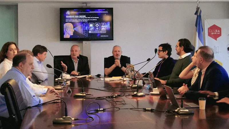 Jornada de diseño de futuros en CESBA Buenos Aires con panel de expertos en prospectiva estratégica y gestión pública